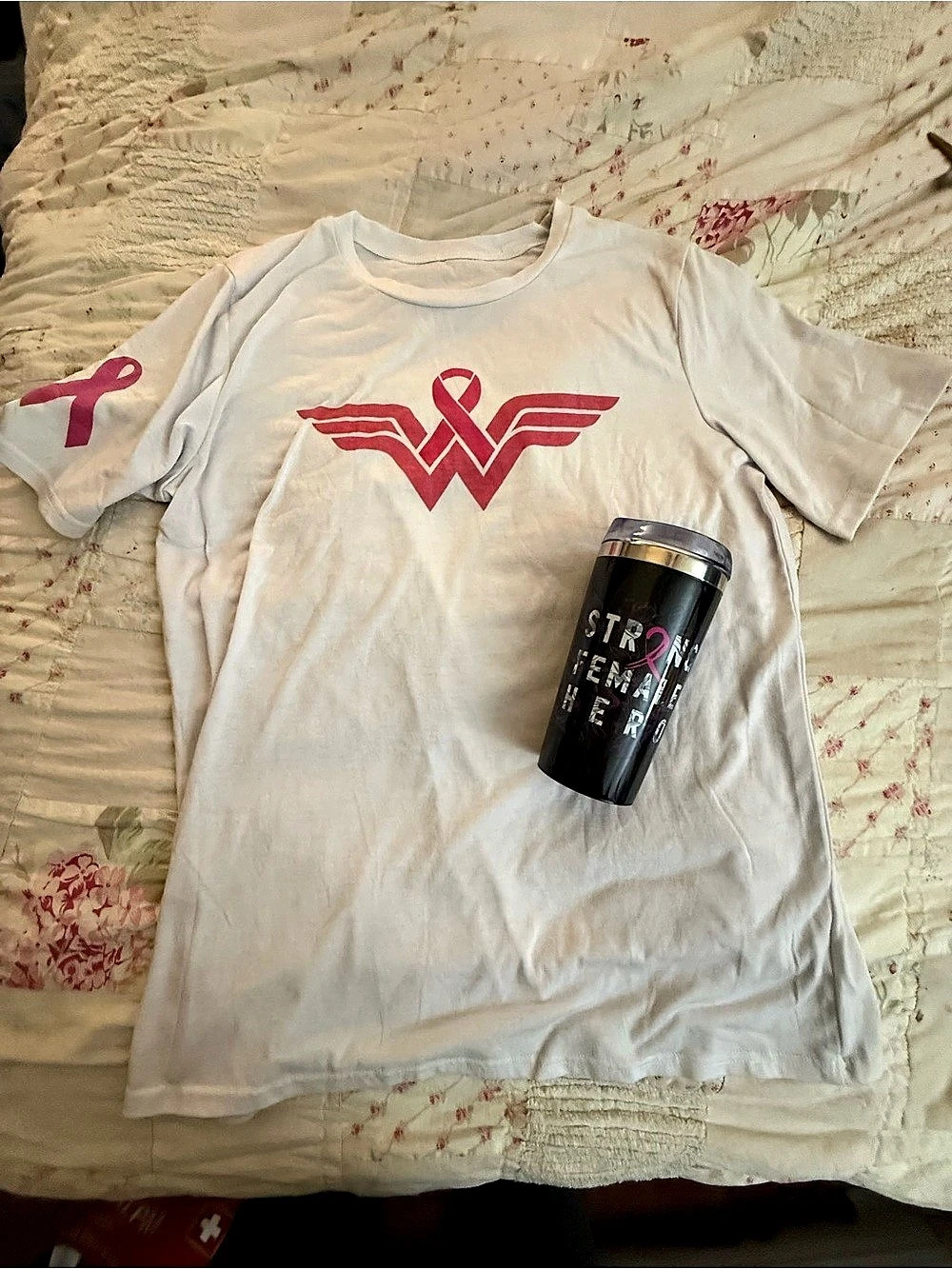 DC Comics Wonder Woman Graphic Short Sleeve Tee And Tumbler